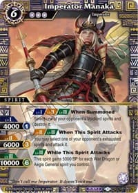 Imperator Manaka - Lore Set 01: Ancient Heroes - Battle Spirits Saga card