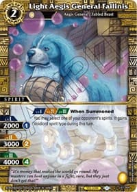 Light Aegis General Failinis - Lore Set 01: Ancient Heroes - Battle Spirits Saga card