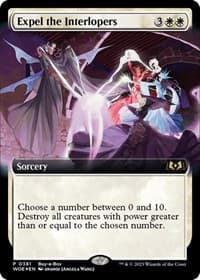 Expel the Interlopers - Buy-A-Box Promos - Magic: The Gathering card