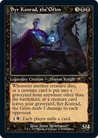 Syr Konrad, the Grim (Retro Frame) - WPN & Gateway Promos - Magic: The Gathering card