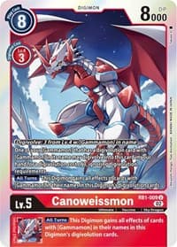 Canoweissmon - Resurgence Booster - Digimon Card Game card