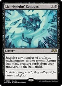 Lich-Knights' Conquest (WOE Bundle) - Unique and Miscellaneous Promos - Magic: The Gathering card
