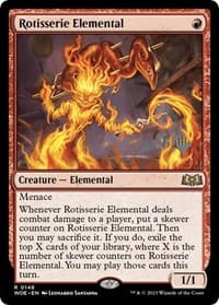 Rotisserie Elemental - Promo Pack: Wilds of Eldraine - Magic: The Gathering card