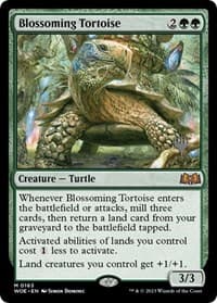 Blossoming Tortoise - Promo Pack: Wilds of Eldraine - Magic: The Gathering card