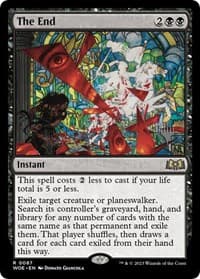 The End - Promo Pack: Wilds of Eldraine - Magic: The Gathering card