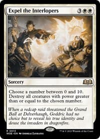 Expel the Interlopers - Promo Pack: Wilds of Eldraine - Magic: The Gathering card