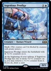 Ingenious Prodigy - Promo Pack: Wilds of Eldraine - Magic: The Gathering card