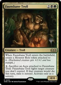 Faunsbane Troll - Promo Pack: Wilds of Eldraine - Magic: The Gathering card