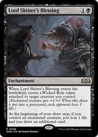 Lord Skitter's Blessing - Promo Pack: Wilds of Eldraine - Magic: The Gathering card