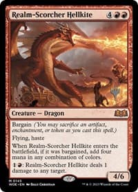 Realm-Scorcher Hellkite - Promo Pack: Wilds of Eldraine - Magic: The Gathering card