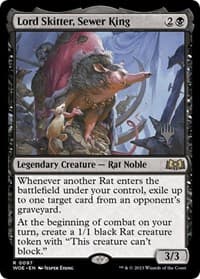 Lord Skitter, Sewer King - Promo Pack: Wilds of Eldraine - Magic: The Gathering card