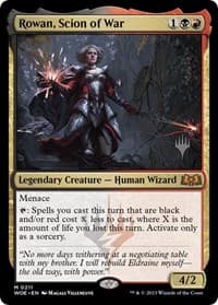Rowan, Scion of War - Promo Pack: Wilds of Eldraine - Magic: The Gathering card