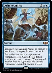 Asinine Antics - Promo Pack: Wilds of Eldraine - Magic: The Gathering card