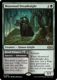 Mosswood Dreadknight - Promo Pack: Wilds of Eldraine - Magic: The Gathering card