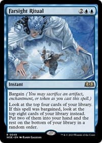 Farsight Ritual - Promo Pack: Wilds of Eldraine - Magic: The Gathering card