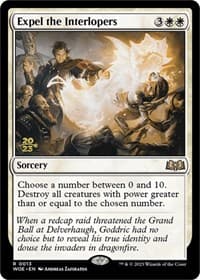 Expel the Interlopers - Prerelease Cards - Magic: The Gathering card