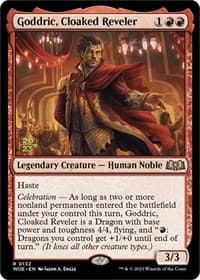 Goddric, Cloaked Reveler - Prerelease Cards - Magic: The Gathering card