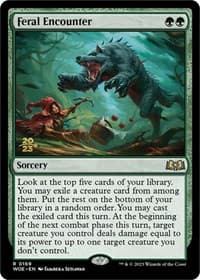 Feral Encounter - Prerelease Cards - Magic: The Gathering card