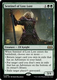 Sentinel of Lost Lore - Prerelease Cards - Magic: The Gathering card