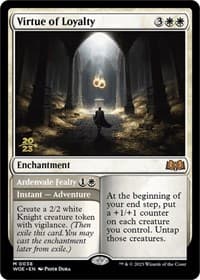 Virtue of Loyalty - Prerelease Cards - Magic: The Gathering card