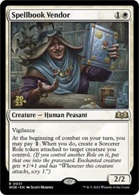Spellbook Vendor - Prerelease Cards - Magic: The Gathering card
