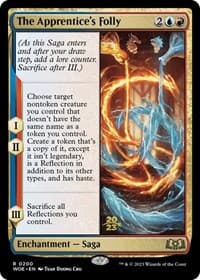 The Apprentice's Folly - Prerelease Cards - Magic: The Gathering card