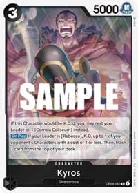 Kyros - Kingdoms of Intrigue - One Piece Card Game card