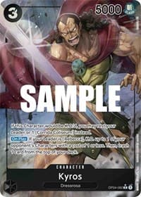 Kyros (Alternate Art) - Kingdoms of Intrigue - One Piece Card Game card