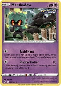 Marshadow - 080/203 (Cosmos Holo) - Miscellaneous Cards & Products - Pokemon card