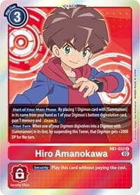 Hiro Amanokawa - Resurgence Booster - Digimon Card Game card