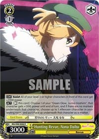 Hunting Revue, Nana Daiba - Revue Starlight The Movie - Weiss Schwarz card
