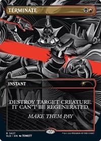 Terminate - Secret Lair Drop Series - Magic: The Gathering card