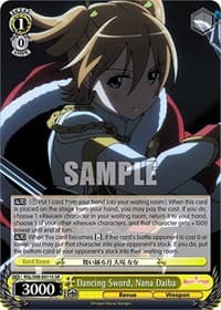 Dancing Sword, Nana Daiba (SR) - Revue Starlight The Movie - Weiss Schwarz card