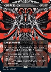 Oppression - Secret Lair Drop Series - Magic: The Gathering card