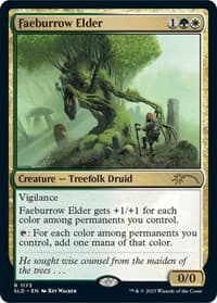 Faeburrow Elder - Secret Lair Drop Series - Magic: The Gathering card