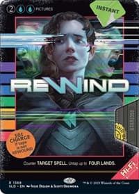 Rewind - Secret Lair Drop Series - Magic: The Gathering card