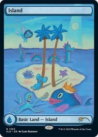 Island (1383) - Secret Lair Drop Series - Magic: The Gathering card