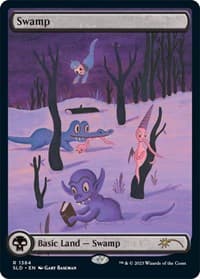 Swamp (1384) - Secret Lair Drop Series - Magic: The Gathering card