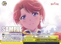 Waiting for You - Revue Starlight The Movie - Weiss Schwarz card