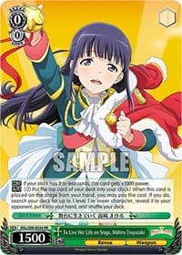 To Live Her Life on Stage, Mahiru Tsuyuzaki - Revue Starlight The Movie - Weiss Schwarz card