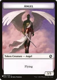 Angel // Soldier Double-Sided Token - The List Reprints - Magic: The Gathering card