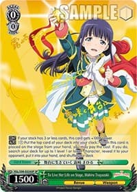 To Live Her Life on Stage, Mahiru Tsuyuzaki (SP) - Revue Starlight The Movie - Weiss Schwarz card