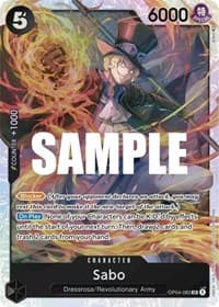 Sabo - Kingdoms of Intrigue - One Piece Card Game card