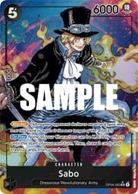Sabo (Alternate Art) - Kingdoms of Intrigue - One Piece Card Game card