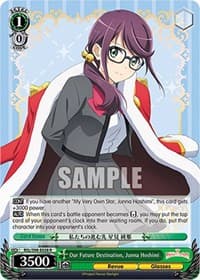 Our Future Destination, Junna Hoshimi - Revue Starlight The Movie - Weiss Schwarz card