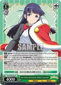 Our Future Destination, Mahiru Tsuyuzaki - Revue Starlight The Movie - Weiss Schwarz card