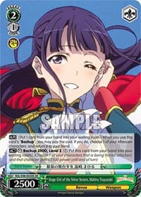 Stage Girl of the Silver Screen, Mahiru Tsuyuzaki (SR) - Revue Starlight The Movie - Weiss Schwarz card
