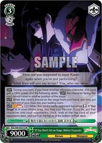 If You Won't Act on Stage, Mahiru Tsuyuzaki (SR) - Revue Starlight The Movie - Weiss Schwarz card