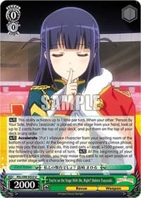 You're on the Stage With Me, Right? Mahiru Tsuyuzaki - Revue Starlight The Movie - Weiss Schwarz card