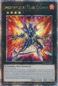 Salamangreat Blaze Dragon (Quarter Century Secret Rare) - 25th Anniversary Tin: Dueling Heroes - YuGiOh card